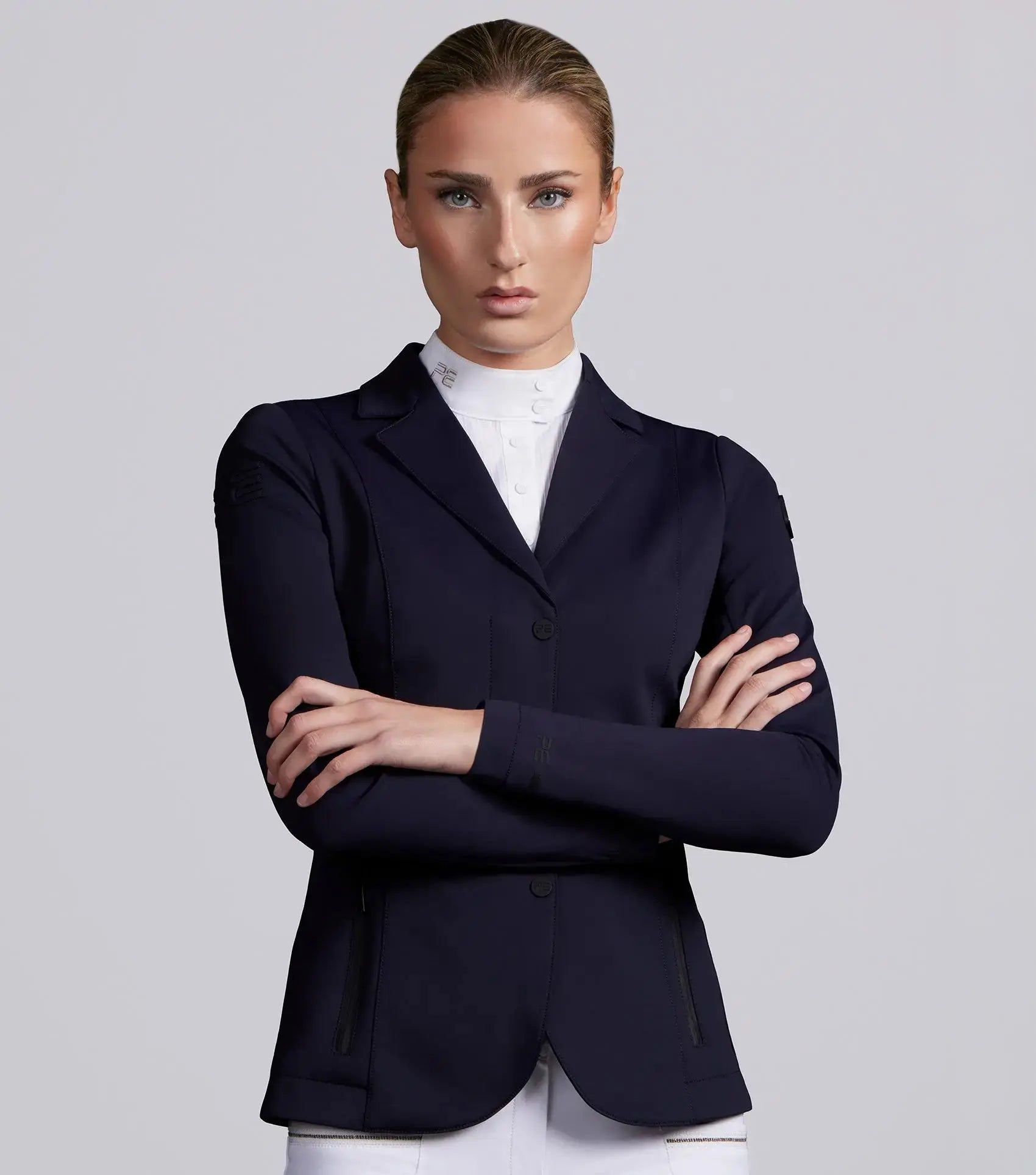 Evinco Ladies Competition Jacket Jet Black by Premier Equine Int. at  Try A Bit
