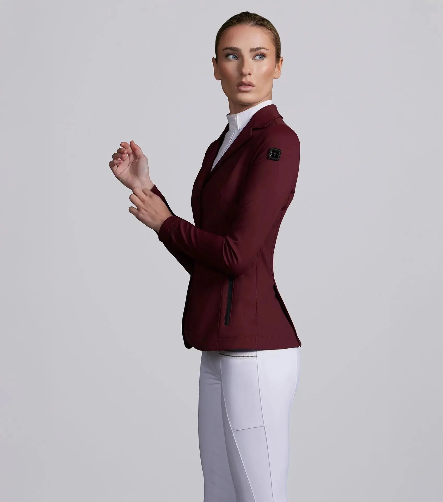 Evinco Ladies Competition Jacket Jet Black by Premier Equine Int. at  Try A Bit