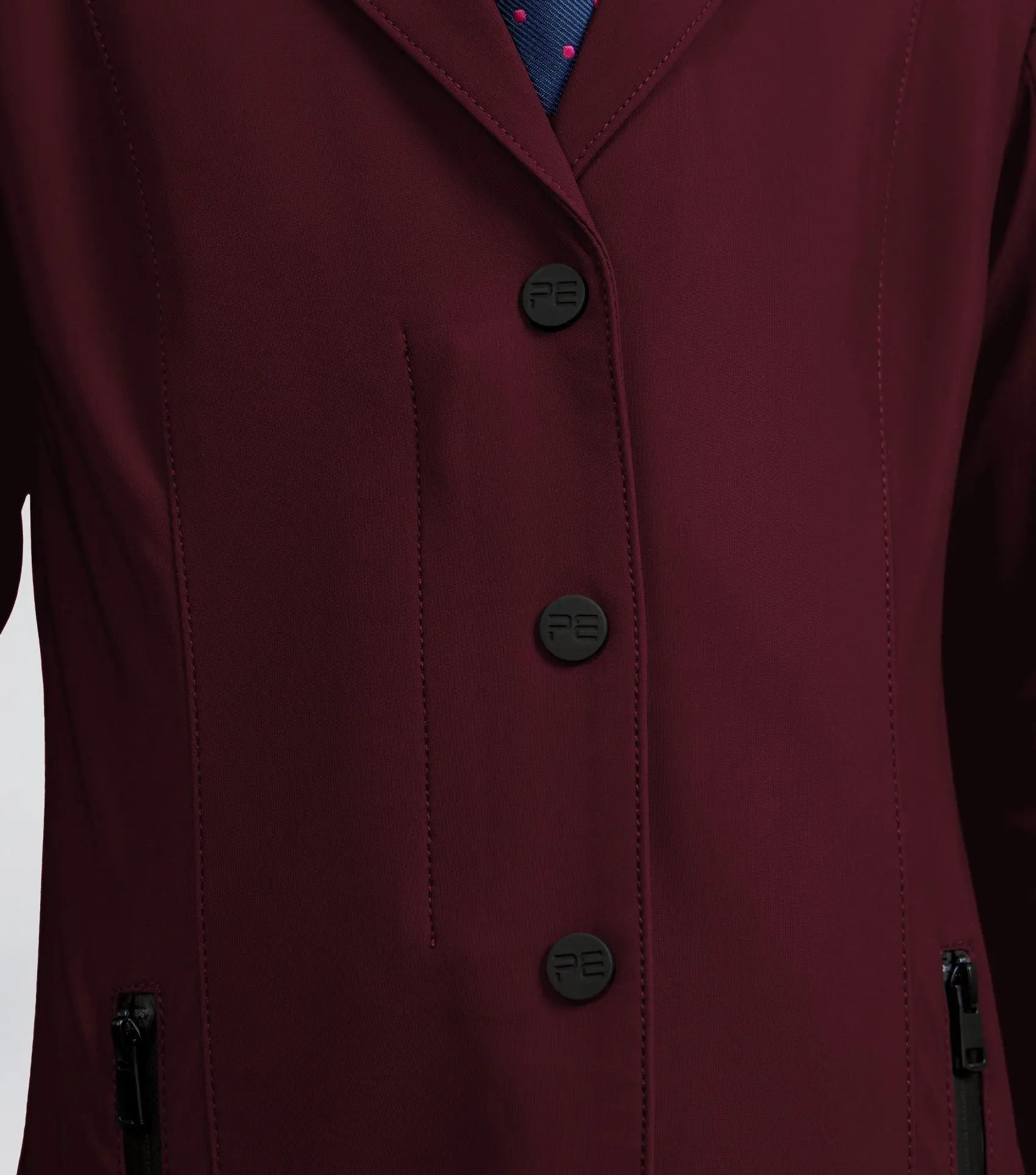 Evinco Girls Competition Jacket Wine by Premier Equine Int. at  Try A Bit