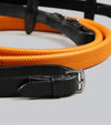 Exercise / Racing Reins Dark Havana by Premier Equine Int. Ltd. at  Try A Bit