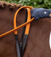Exercise / Racing Reins Dark Havana by Premier Equine Int. Ltd. at  Try A Bit