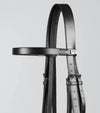 PExercise / Racing Bridle with Plain Caveson Noseband Dark Havana by Premier Equine Int. Ltd. at  Try A Bit