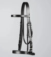 PExercise / Racing Bridle with Plain Caveson Noseband Dark Havana by Premier Equine Int. Ltd. at  Try A Bit