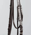 PExercise / Racing Bridle with Plain Caveson Noseband Dark Havana by Premier Equine Int. Ltd. at  Try A Bit