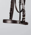 PExercise / Racing Bridle with Plain Caveson Noseband Dark Havana by Premier Equine Int. Ltd. at  Try A Bit