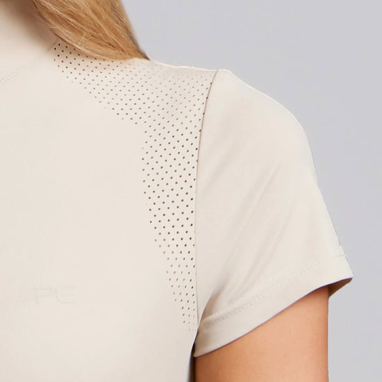 Felicio Womens Short Sleeve Top Silver Grey by Premier Equine Int. Ltd. at  Try A Bit