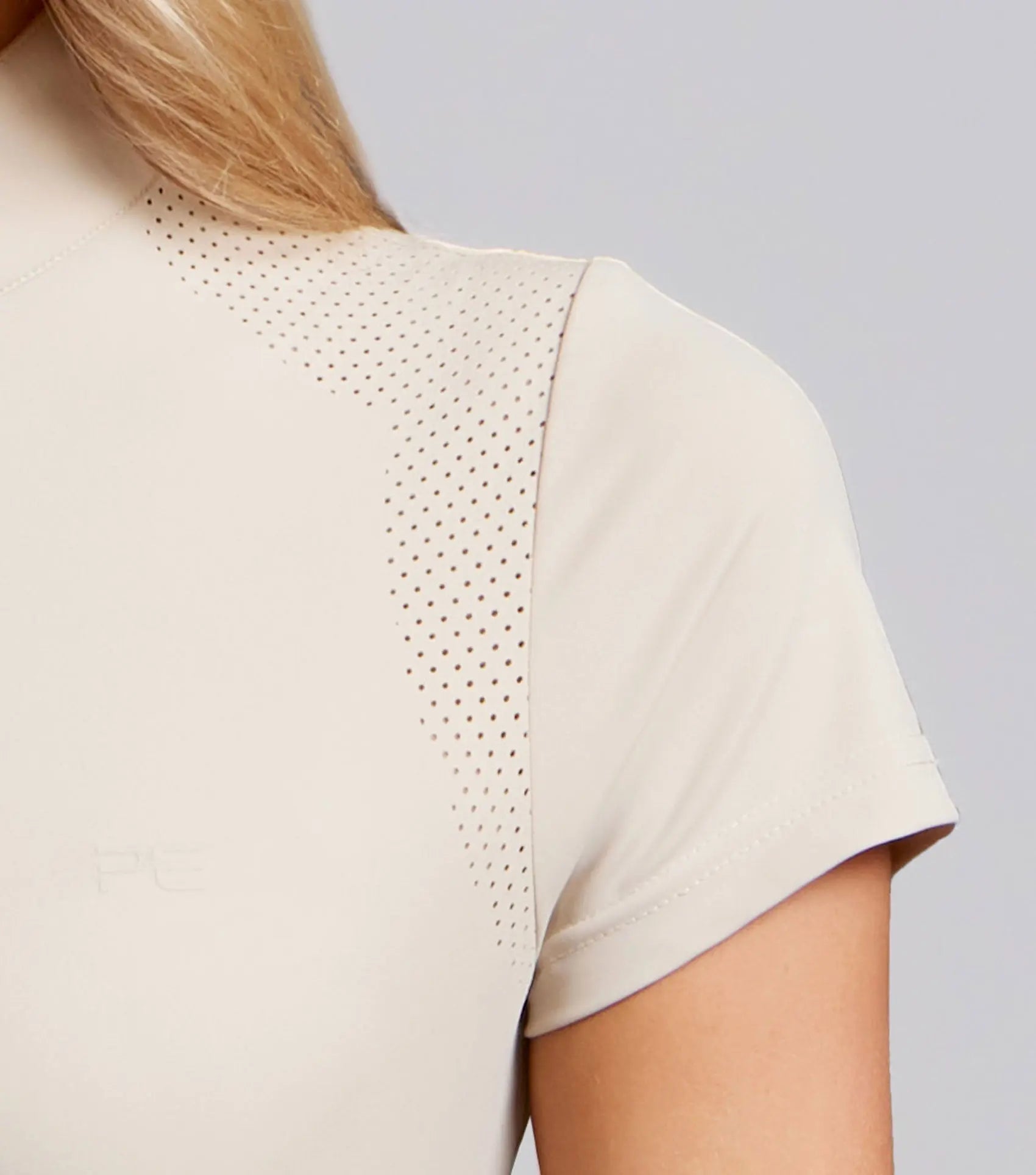 Felicio Womens Short Sleeve Top Silver Grey by Premier Equine Int. Ltd. at  Try A Bit