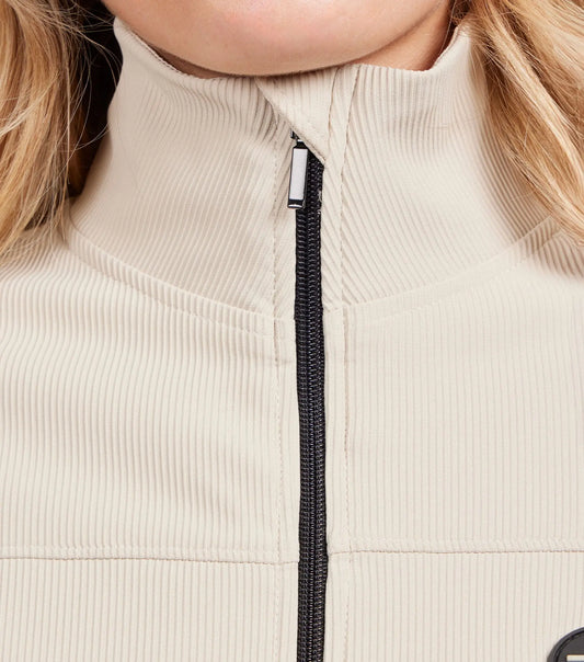 Felicio Womens Flexi Rib Jacket Silver Grey by Premier Equine Int. Ltd. at  Try A Bit