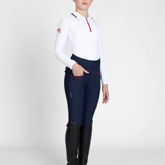 YR Concept Long Sleeve Polo Shirt (White) by Maximilian Equestrian at  Try A Bit