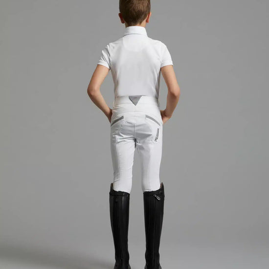 Premier Equine Gando Boys Gel Knee Competition Riding Breeches by Premier Equine at  Try a Bit