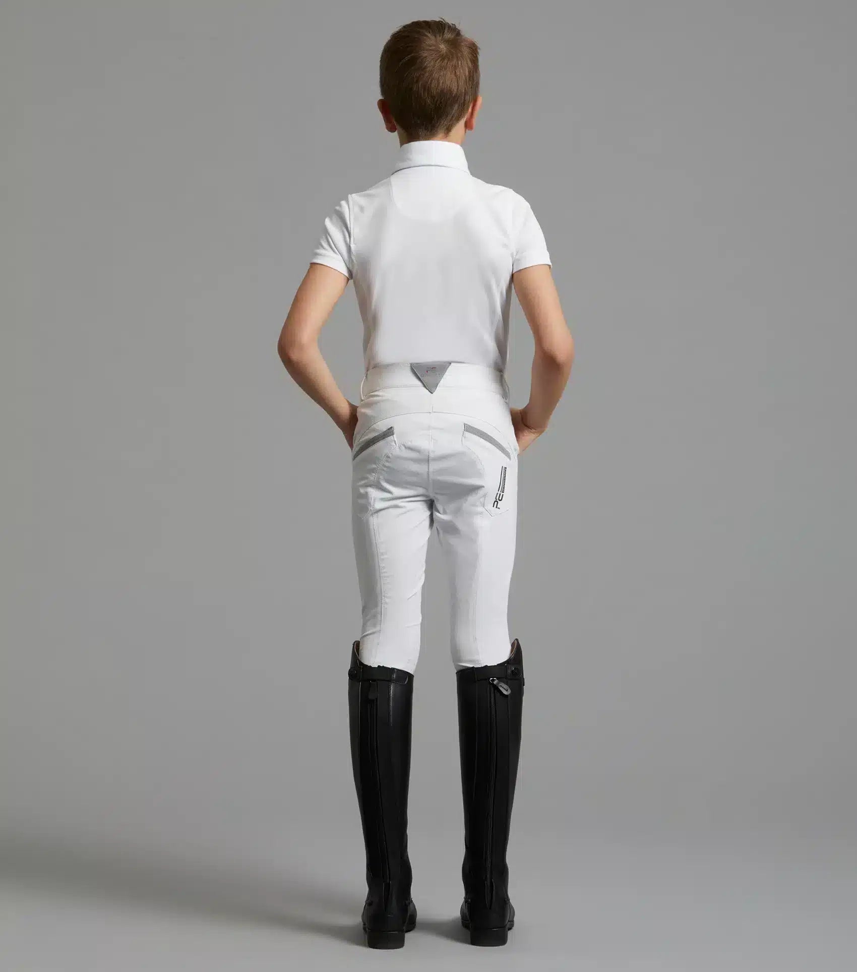 Premier Equine Gando Boys Gel Knee Competition Riding Breeches by Premier Equine at  Try a Bit