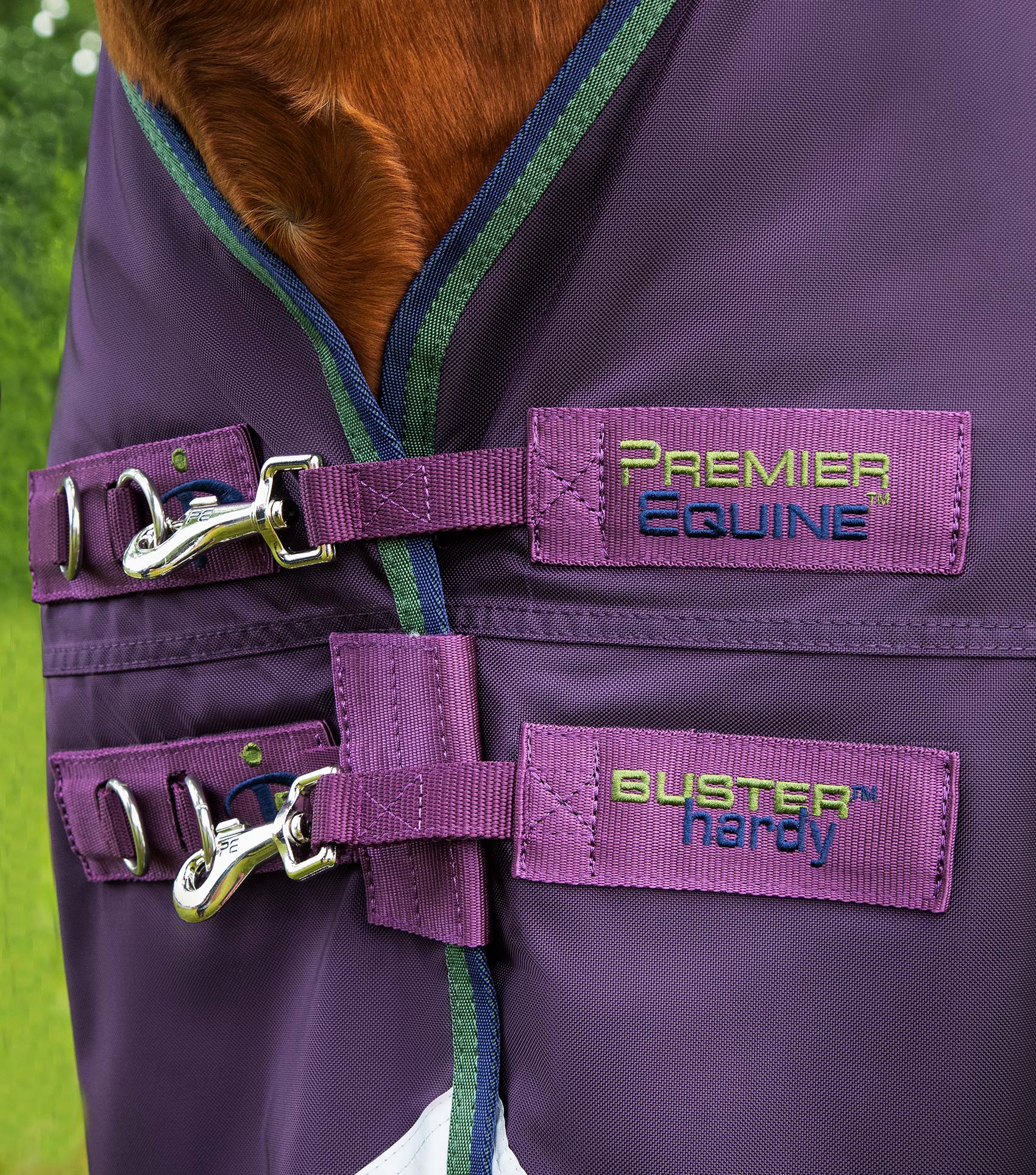 Premier Equine Buster Hardy 100g Half Neck Turnout Rug by Premier Equine at  Try a Bit