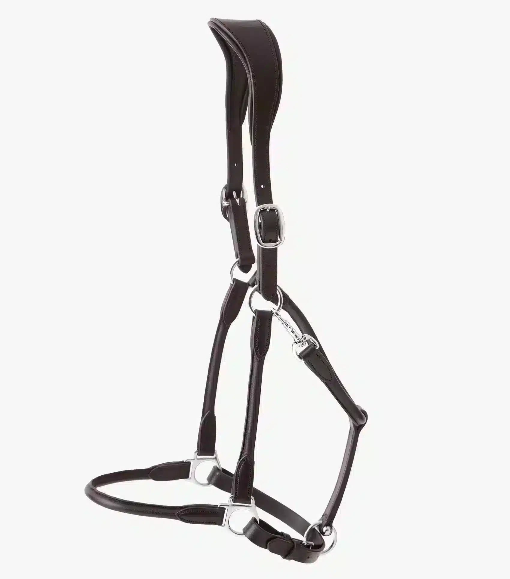Premier Equine Hennaroso Rolled Anatomic Leather Head Collar by Premier Equine at  Try a Bit