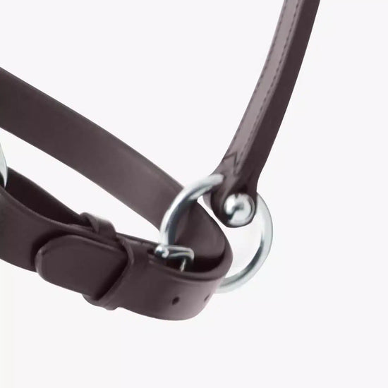 Premier Equine Hennaroso Rolled Anatomic Leather Head Collar by Premier Equine at  Try a Bit