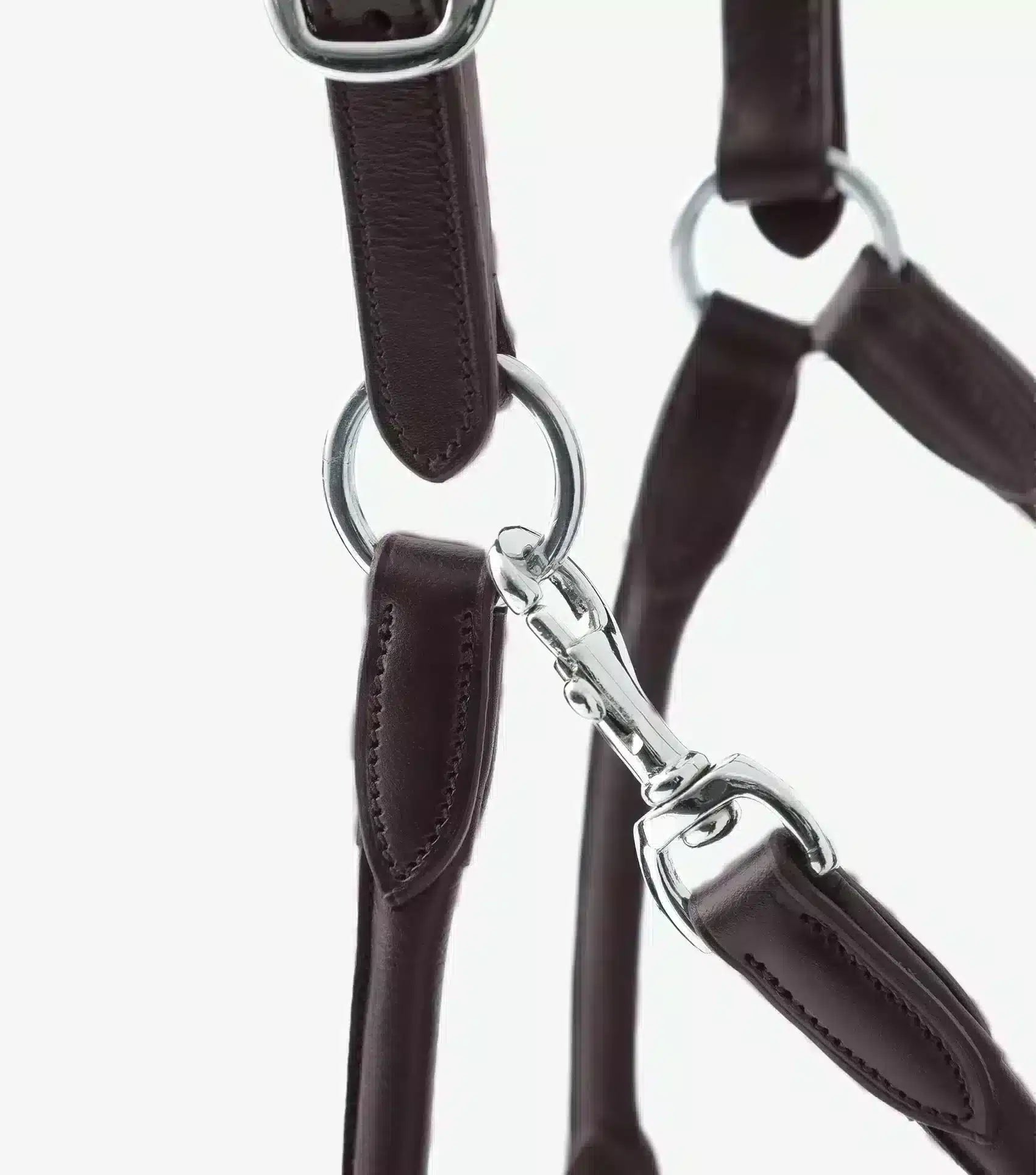 Premier Equine Hennaroso Rolled Anatomic Leather Head Collar by Premier Equine at  Try a Bit