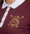 Heritage Polo Shirt Tawny Port by Premier Equine Int. Ltd. at  Try A Bit