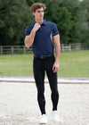 Cross Polo Shirt (Navy) by Maximilian Equestrian at  Try A Bit
