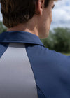 Cross Polo Shirt (Navy) by Maximilian Equestrian at  Try A Bit