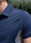 Cross Polo Shirt (Navy) by Maximilian Equestrian at  Try A Bit