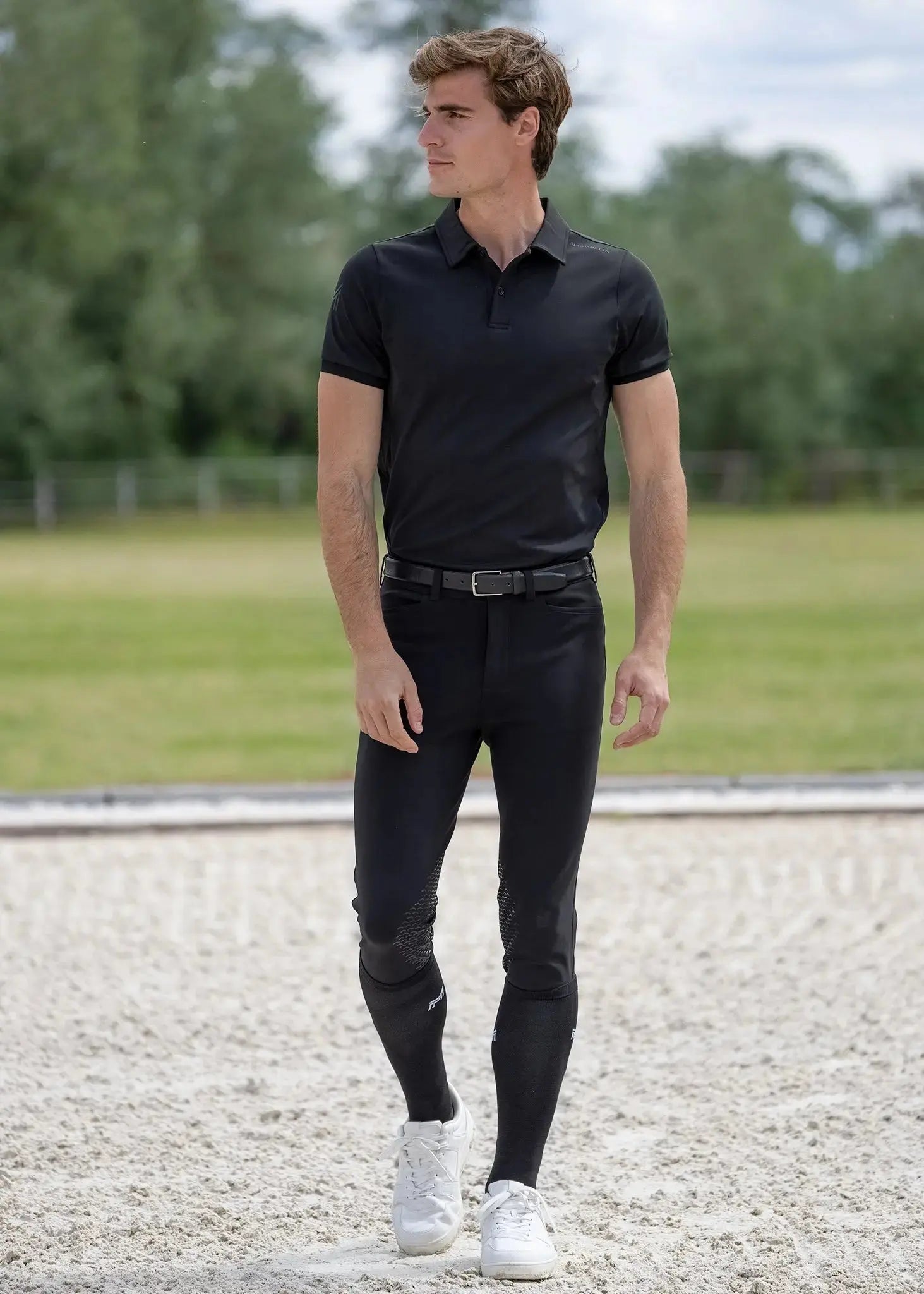 Maximilian Equestrian Cross Polo Shirt by Maximilian Equestrian at  Try A Bit