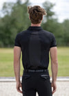 Cross Polo Shirt (Black) by Maximilian Equestrian at  Try A Bit