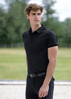 Cross Polo Shirt (Black) by Maximilian Equestrian at  Try A Bit