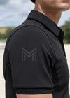 Cross Polo Shirt (Black) by Maximilian Equestrian at  Try A Bit