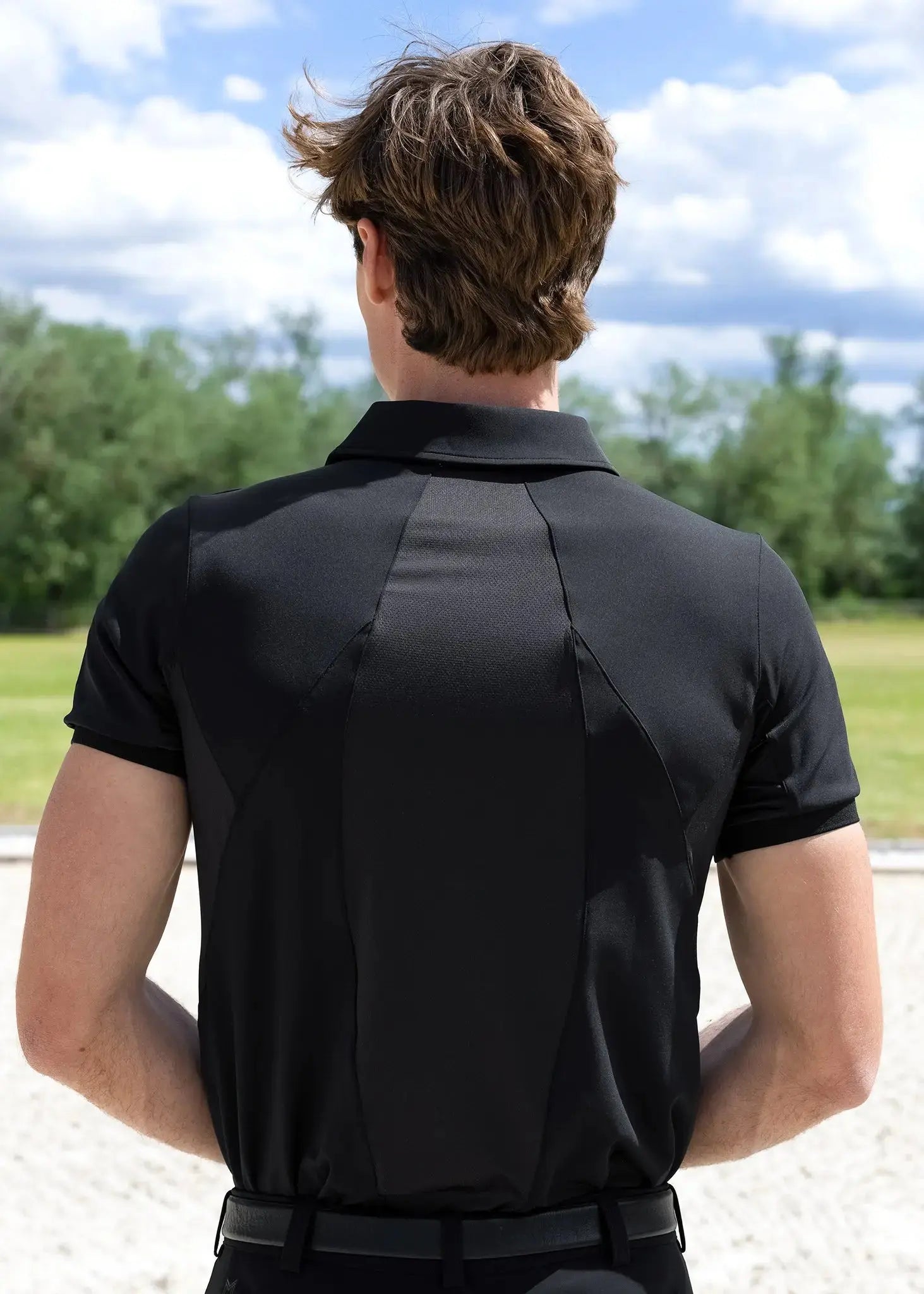 Maximilian Equestrian Cross Polo Shirt by Maximilian Equestrian at  Try A Bit