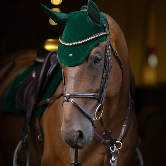 Velvet Jumping Saddle Pad (Jade) by Maximilian Equestrian at  Try A Bit