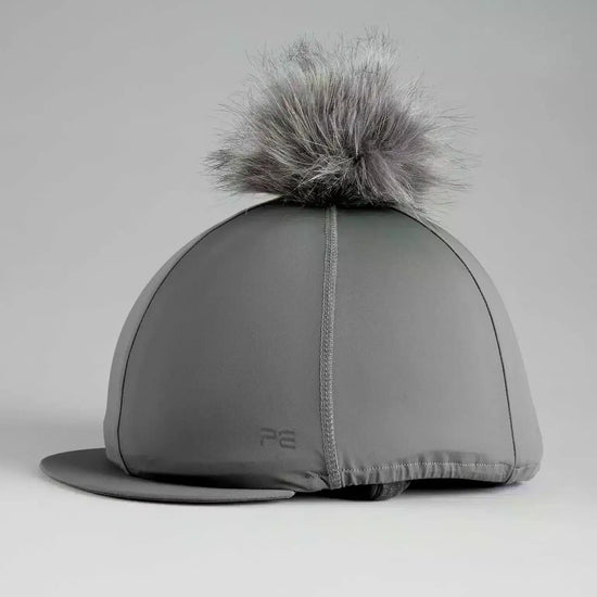 Premier Equine Jersey Hat Silk with Faux Fur Pom Pom by Premier Equine at  Try a Bit
