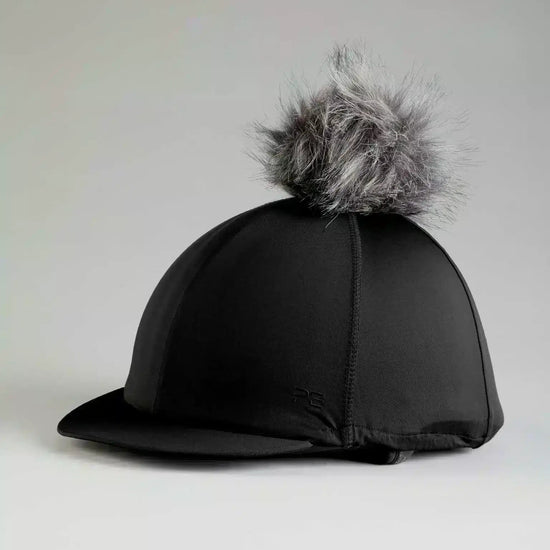 Premier Equine Jersey Hat Silk with Faux Fur Pom Pom by Premier Equine at  Try a Bit