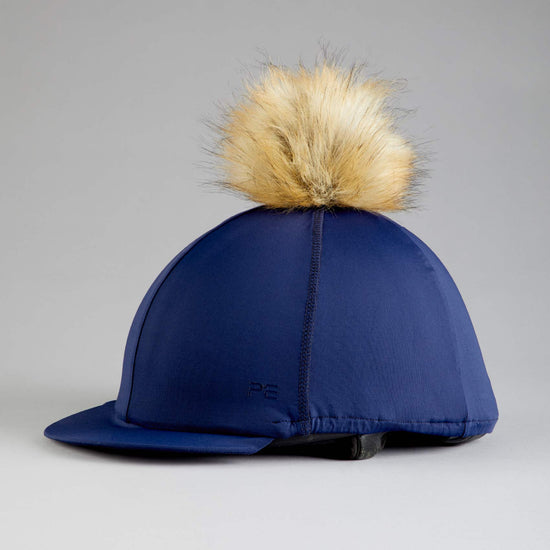 Premier Equine Jersey Hat Silk with Faux Fur Pom Pom by Premier Equine at  Try a Bit