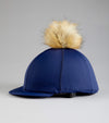 Premier Equine Jersey Hat Silk with Faux Fur Pom Pom by Premier Equine at  Try a Bit