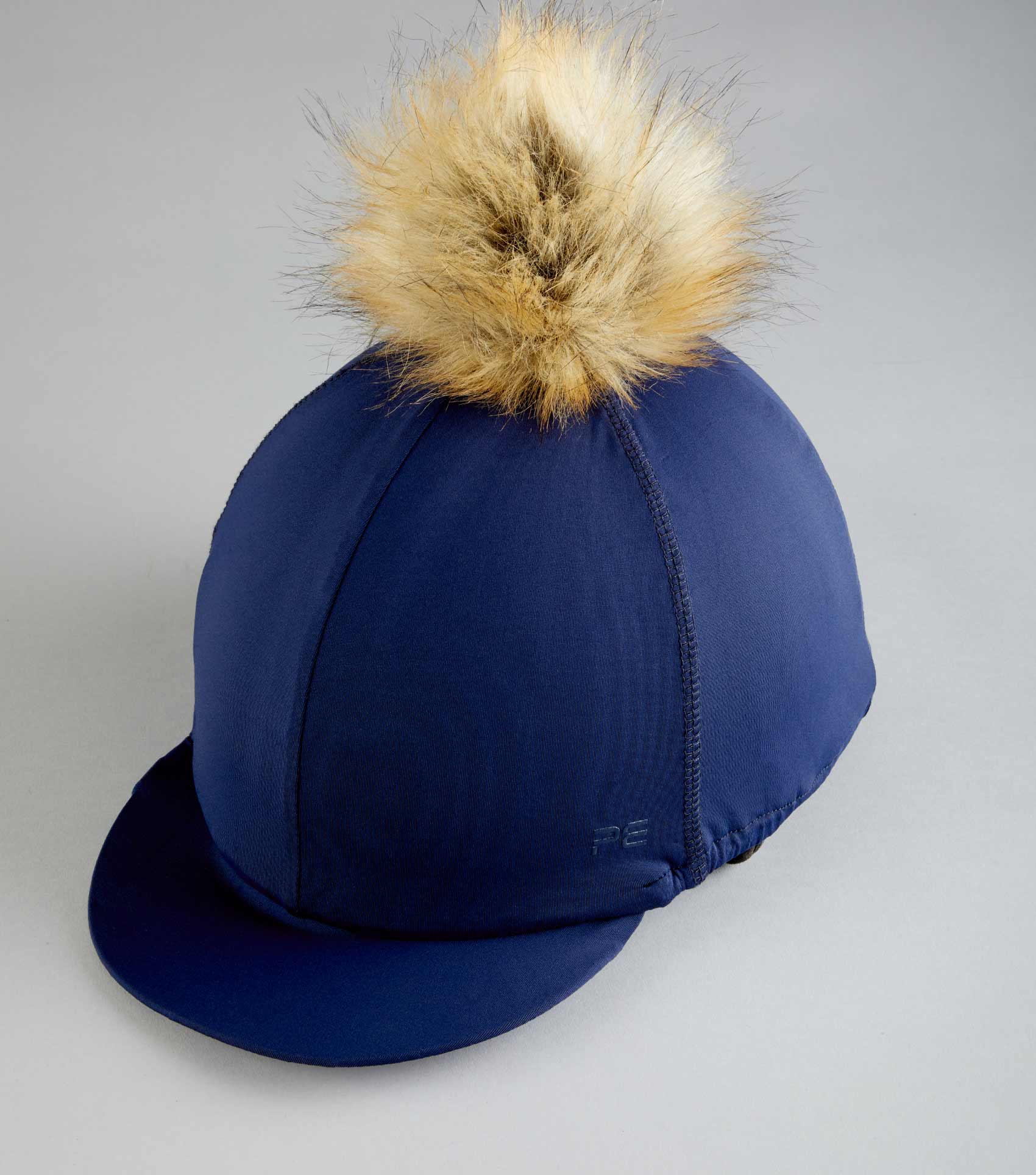 Premier Equine Jersey Hat Silk with Faux Fur Pom Pom by Premier Equine at  Try a Bit