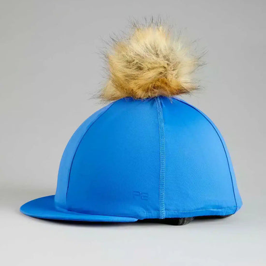 Premier Equine Jersey Hat Silk with Faux Fur Pom Pom by Premier Equine at  Try a Bit