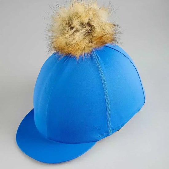 Premier Equine Jersey Hat Silk with Faux Fur Pom Pom by Premier Equine at  Try a Bit