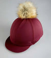 Premier Equine Jersey Hat Silk with Faux Fur Pom Pom by Premier Equine at  Try a Bit