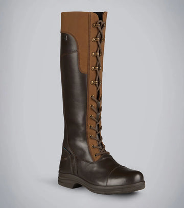 Kelburn Women's Waterproof Country Boots Brown by Premier Equine Int. Ltd. at  Try A Bit