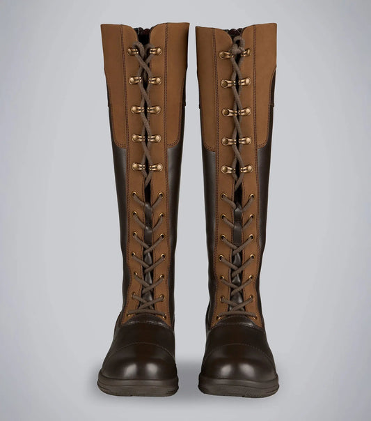 Kelburn Women's Waterproof Country Boots Brown by Premier Equine Int. Ltd. at  Try A Bit