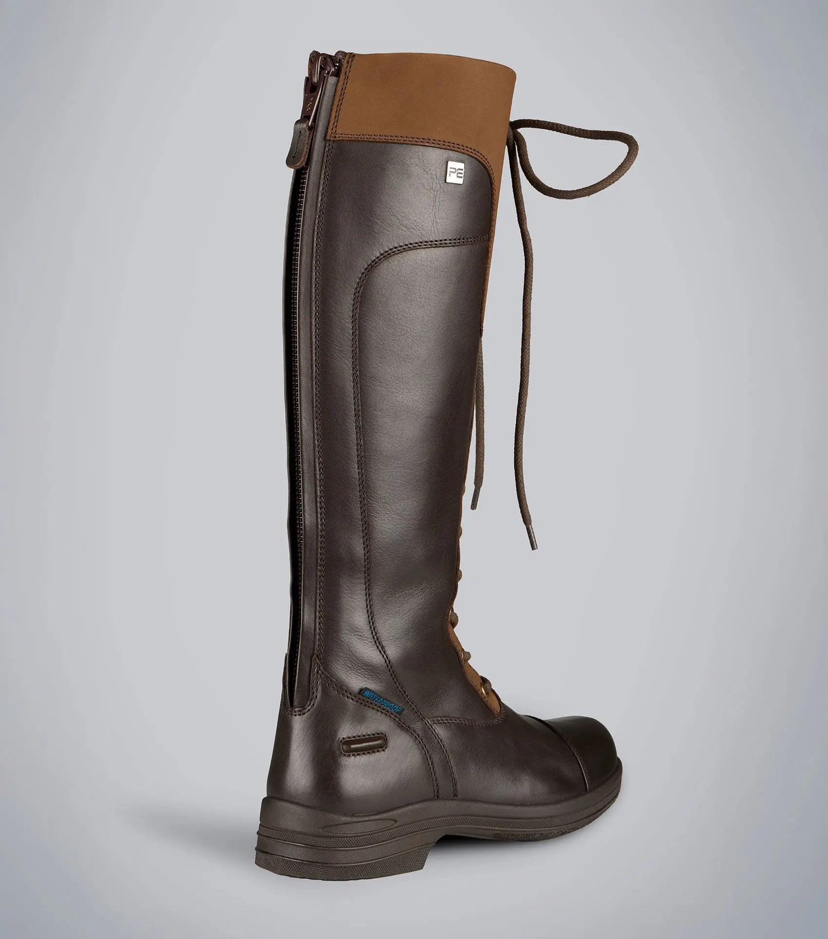 Kelburn Women's Waterproof Country Boots Brown by Premier Equine Int. Ltd. at  Try A Bit