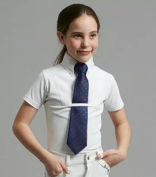 Premier Equine Luciana Girls Short Sleeve Show Shirt by Premier Equine at  Try a Bit