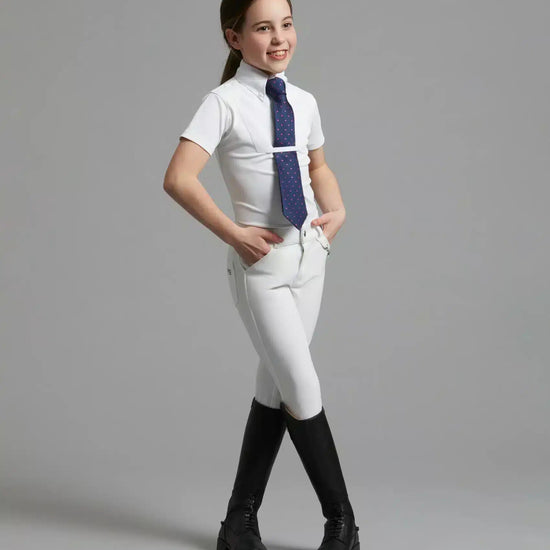 Premier Equine Luciana Girls Short Sleeve Show Shirt by Premier Equine at  Try a Bit