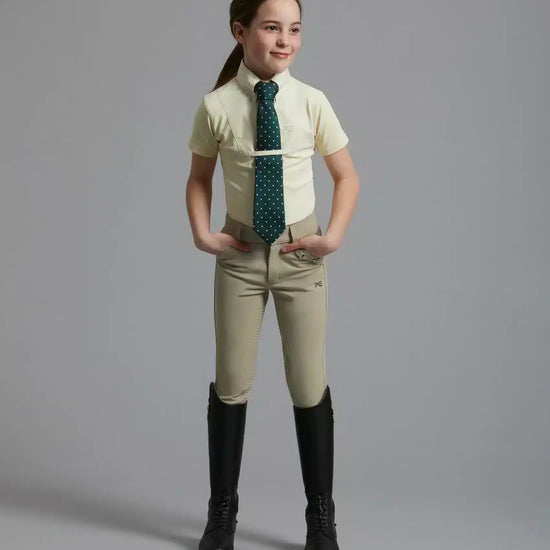 Premier Equine Luciana Girls Short Sleeve Show Shirt by Premier Equine at  Try a Bit