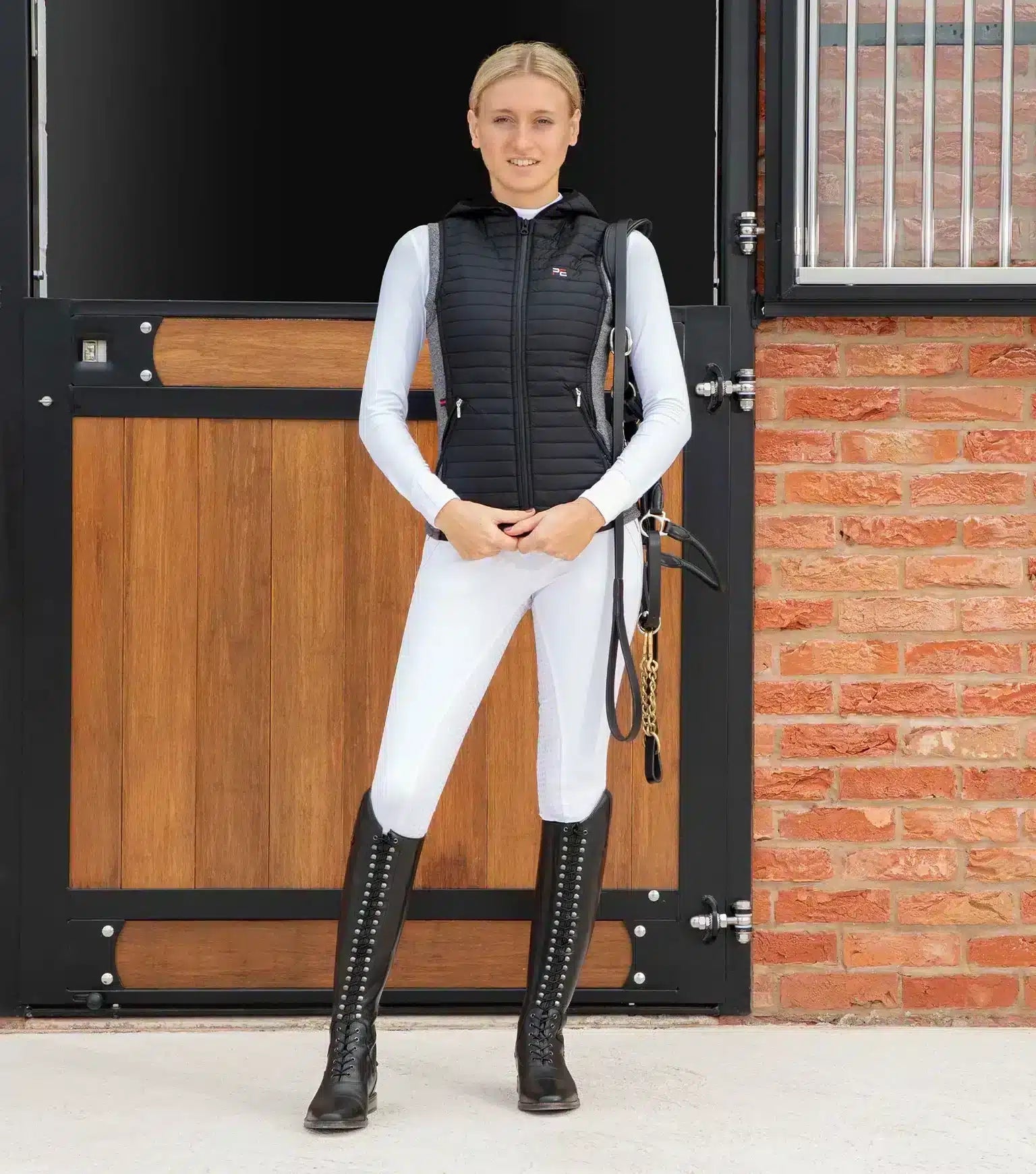 Premier Equine Lamera Ladies Hybrid Technical Riding Gilet by Premier Equine at  Try a Bit