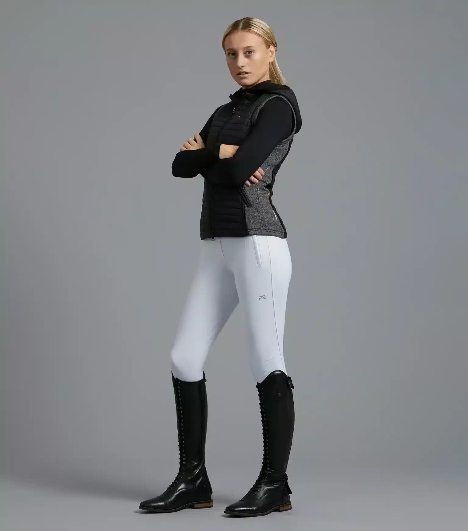 Premier Equine Lamera Ladies Hybrid Technical Riding Gilet by Premier Equine at  Try a Bit