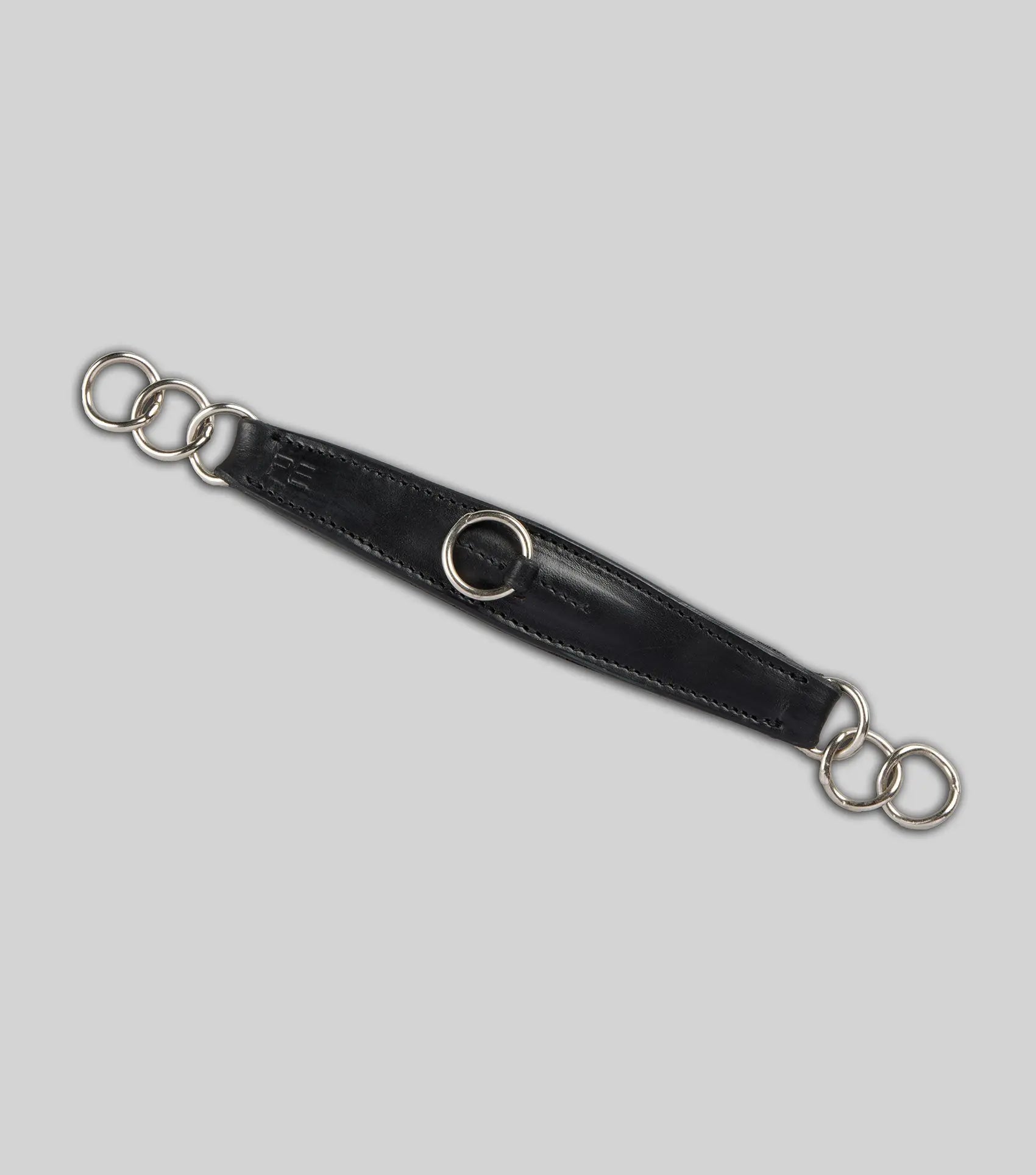 Leather Curb Strap Black by Premier Equine Int. Ltd. at  Try A Bit