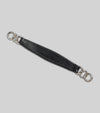 Leather Curb Strap Black by Premier Equine Int. Ltd. at  Try A Bit