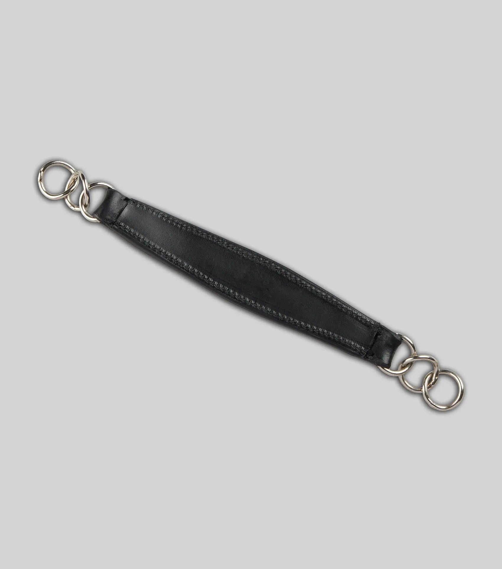 Leather Curb Strap Black by Premier Equine Int. Ltd. at  Try A Bit