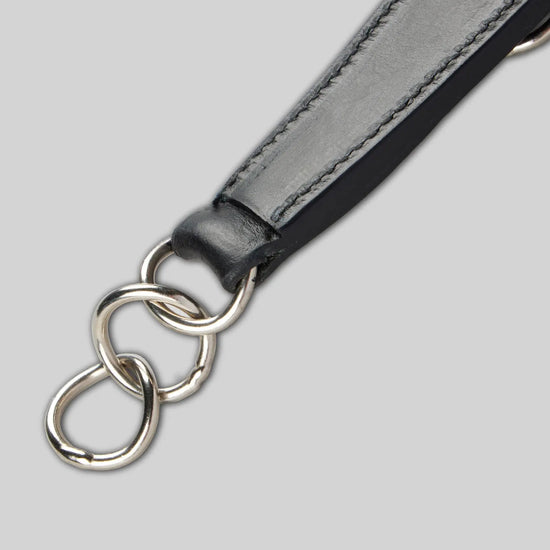 Leather Curb Strap Black by Premier Equine Int. Ltd. at  Try A Bit