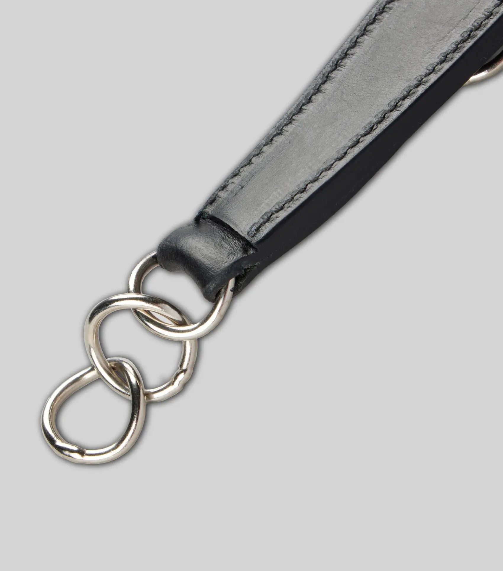 Leather Curb Strap Black by Premier Equine Int. Ltd. at  Try A Bit